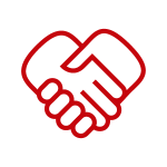 hands shaking icon